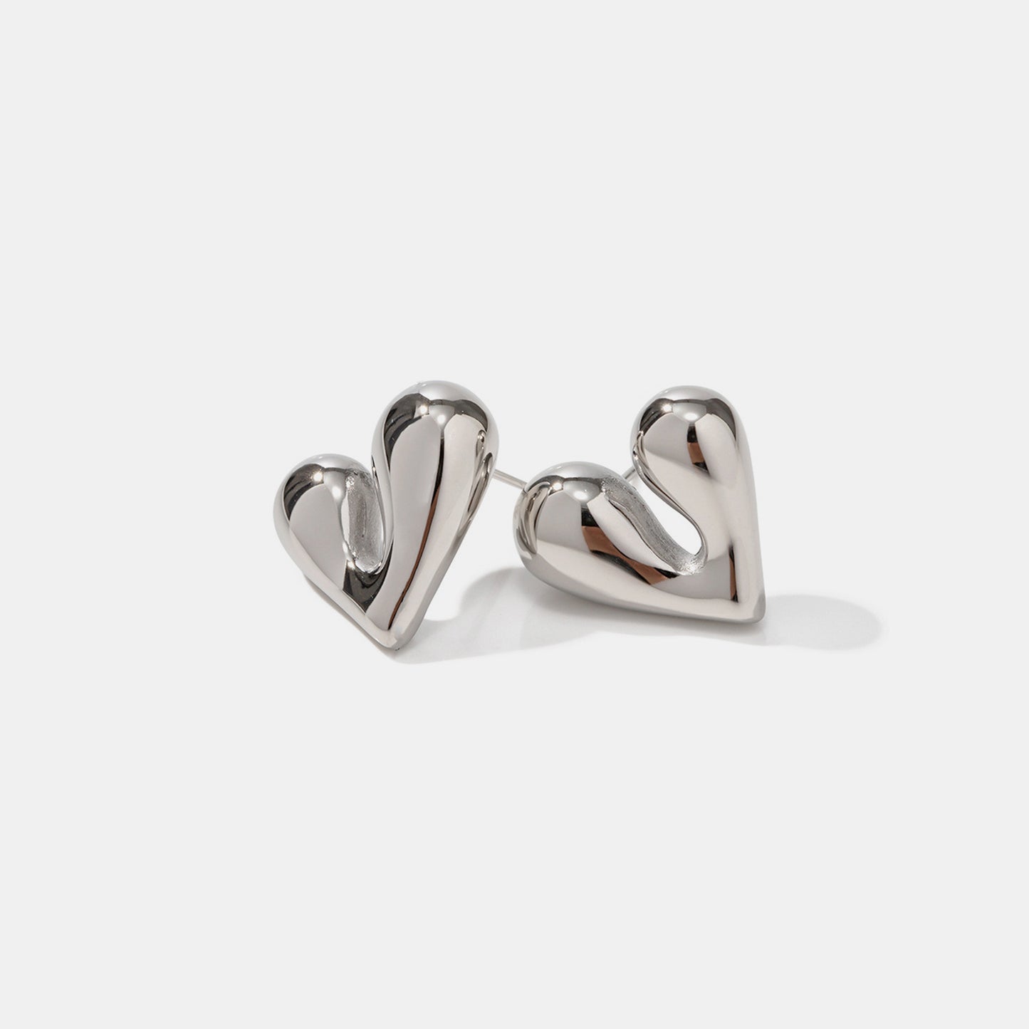 Open Heart Shape Earrings