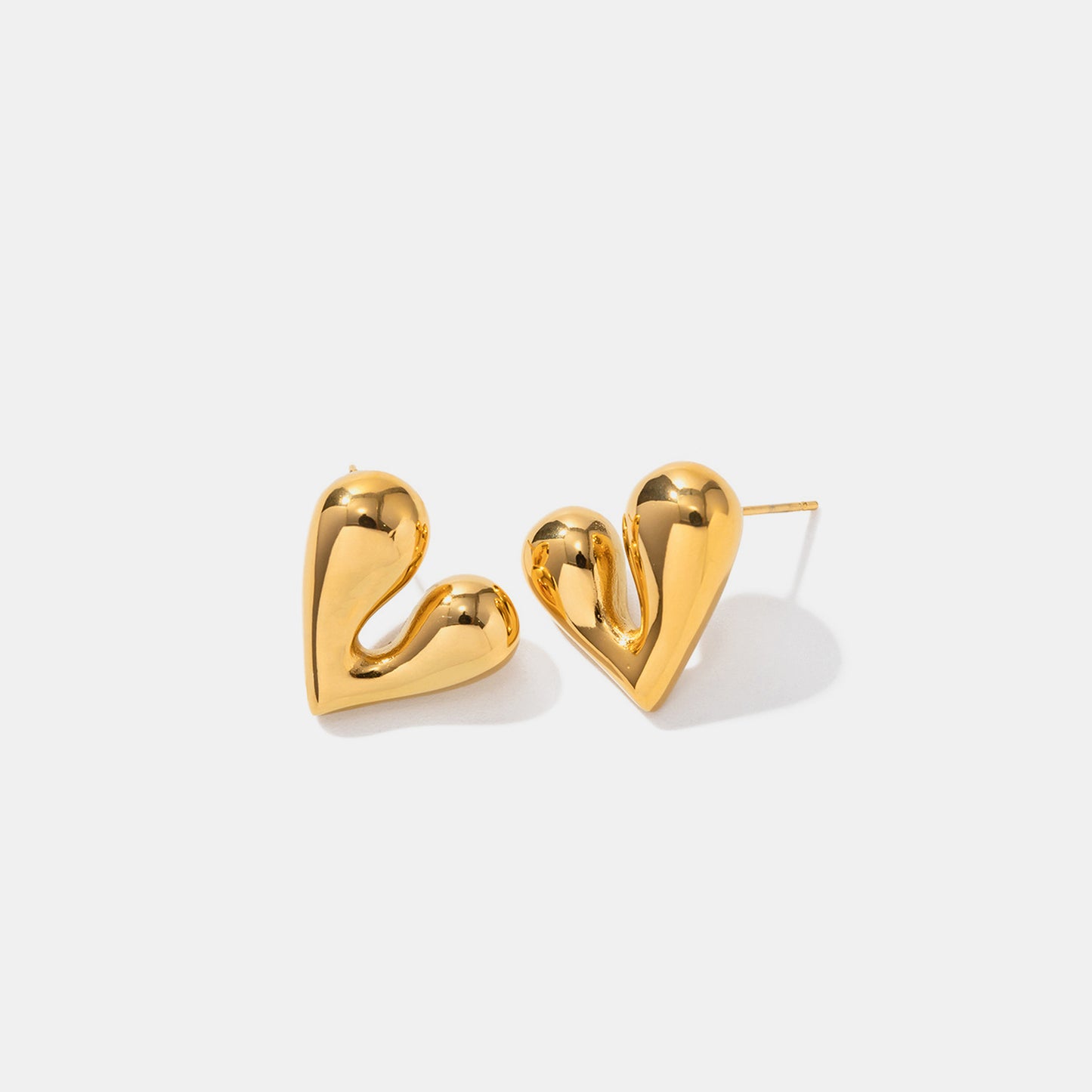 Open Heart Shape Earrings