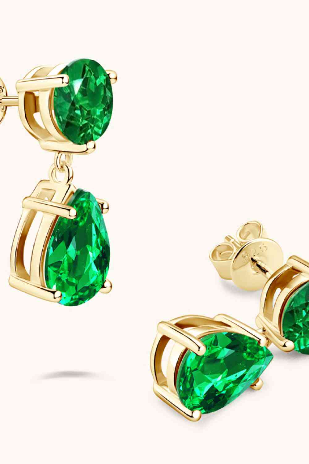 Emerald Drop Earrings