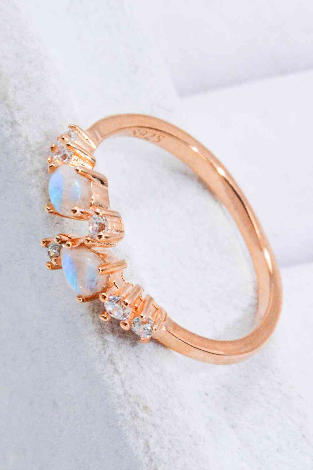 Louisa  Natural Moonstone Open Ring