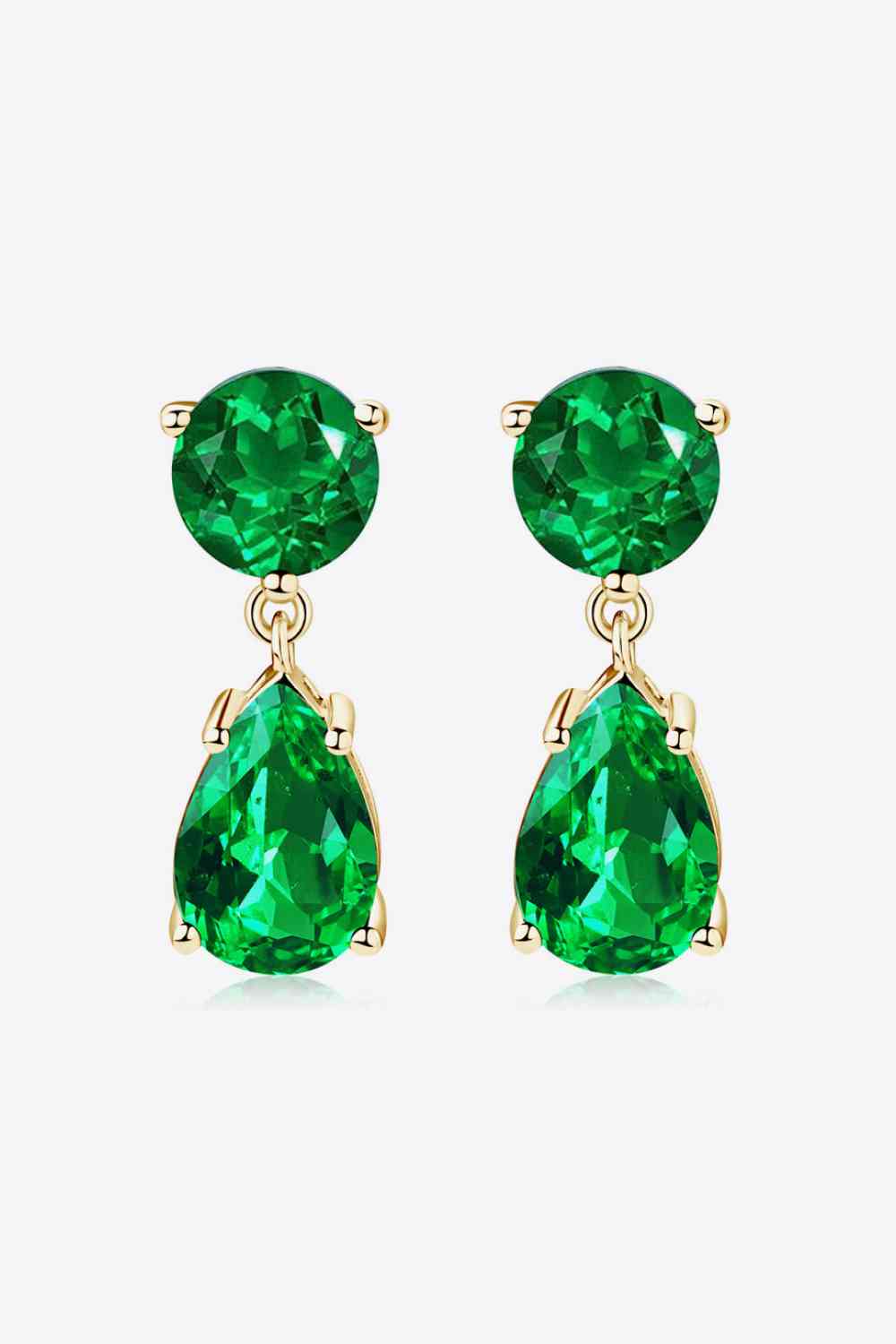 Emerald Drop Earrings